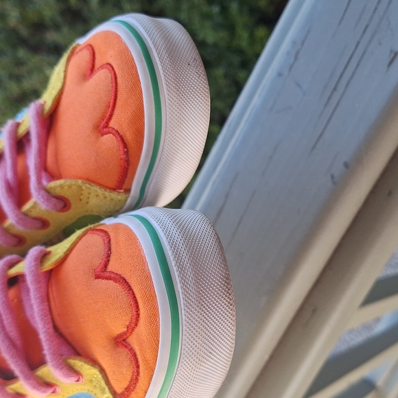 RARE Collab Sesame Street x Vans US Kids Size 2 Sk8-hi Zipper Heel Sneakers - Picture 5 of 10